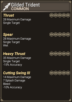 Gilded Trident - Abilities
