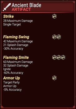 Ancient Blade - Abilities