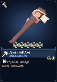 The Cave Troll Axe