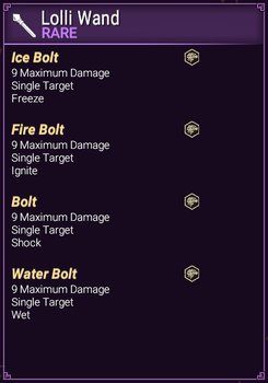 Lolli Wand - Abilities