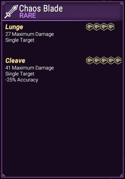 Chaos Blade - Abilities