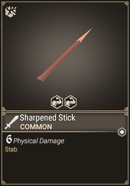 Sharpened Stick