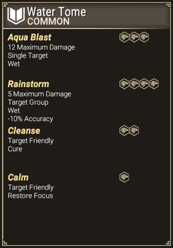 Water Tome - Abilities
