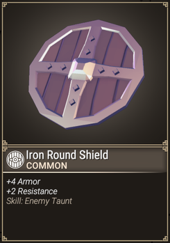 Iron Round Shield