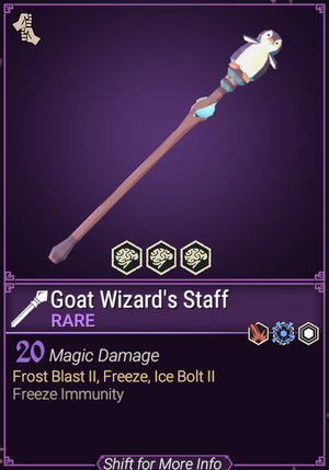 The Goat Wizard's Staff