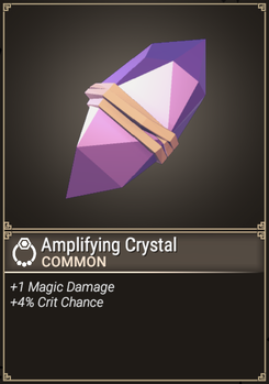 Amplifying Crystal