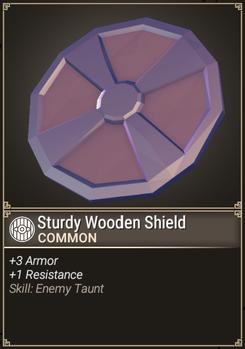 Sturdy Wooden Shield