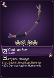 Obsidian Bow