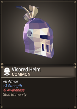 Visored Helm