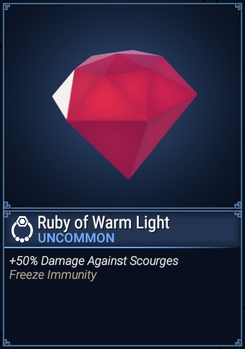 Ruby of Warm Light